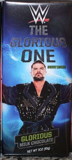 WWE Bobby Roode FYE Chocolate Bar 2018 Glorious Milk Chocolate