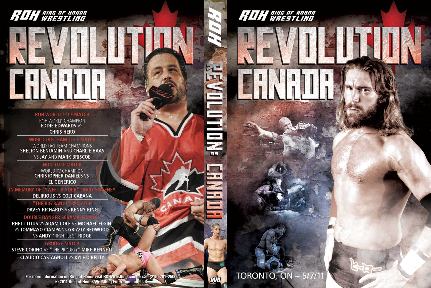 ROH Revolution: Canada- Toronto, ON 05/07/11(DVD)