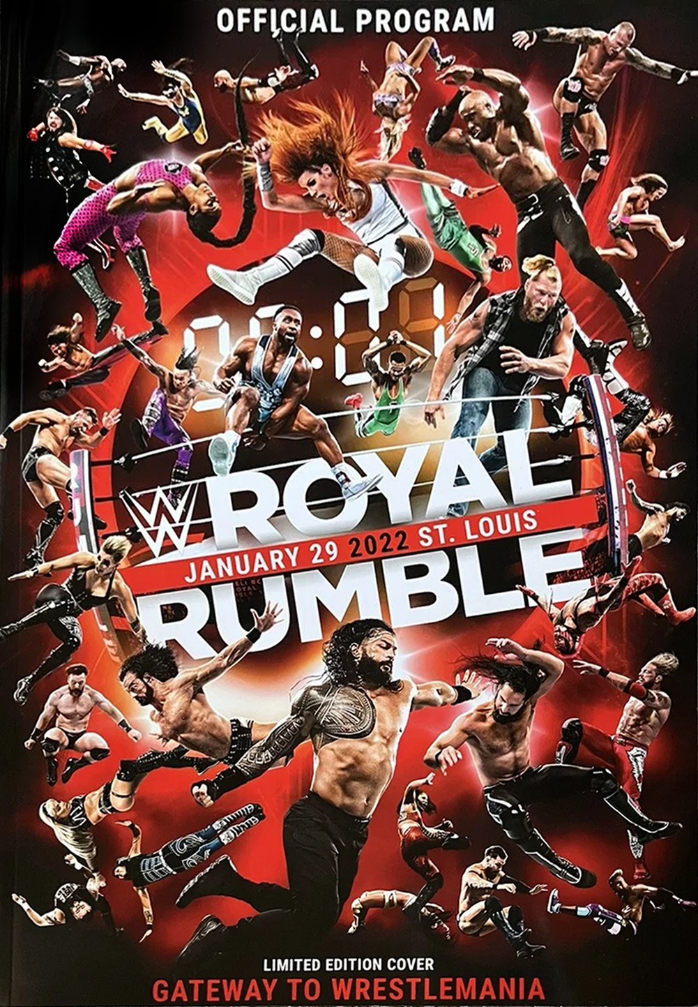 WWE Royal Rumble 2022 Program Magazine PWcatalog