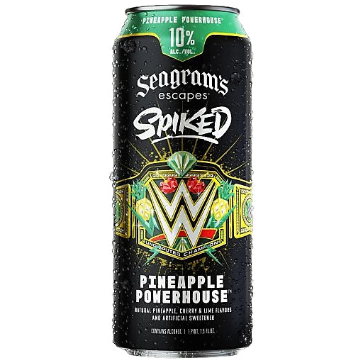 Seagrams Escapes Spiked WWE Pineapple Powerhouse 23.5 Oz PW Catalog