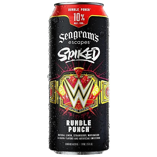 Seagrams Escapes Spiked WWE Rumble Punch 23.5 Oz PW Catalog