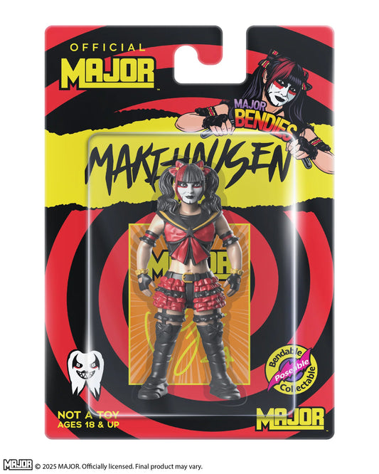 Major Wrestling Figure Podcast Major Bendies Makihausen Maki Itoh Action & Toy Figures PWcatalog