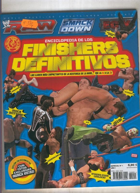 WWE Special Magazine from Spain Finishers Definitivos Magazine PWcatalog