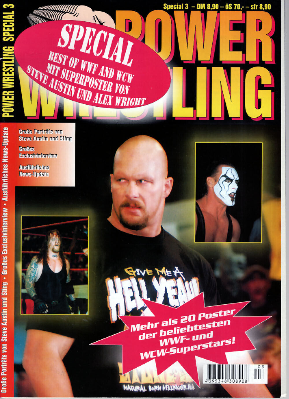 Power Wrestling Special #3 Best of WWF and WCW Magazine PWcatalog