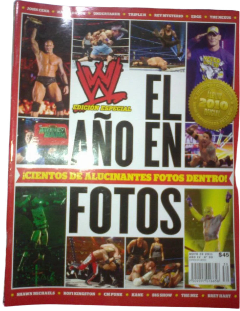 WWE 2010 photos from Mexico May 2011, El Año en Fotos Magazine PWcatalog
