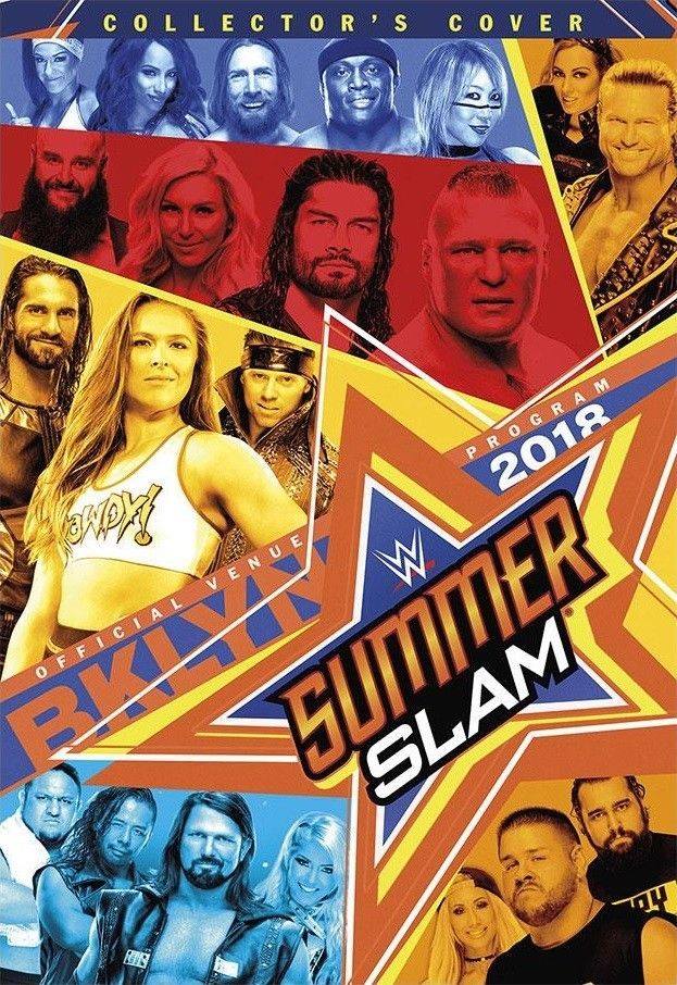 WWE SummerSlam 2018 Program Magazine PWcatalog
