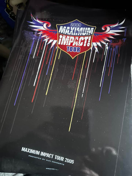 TNA Maximum Impact 2009 Tour program Magazine PWcatalog