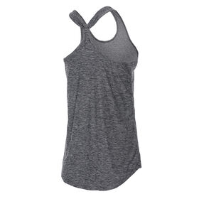 Tapout Back Knot Black Heather Tank Top
