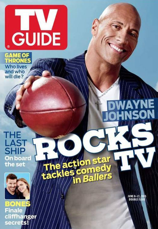 TV Guide The Rock June 2015 Magazine PWcatalog
