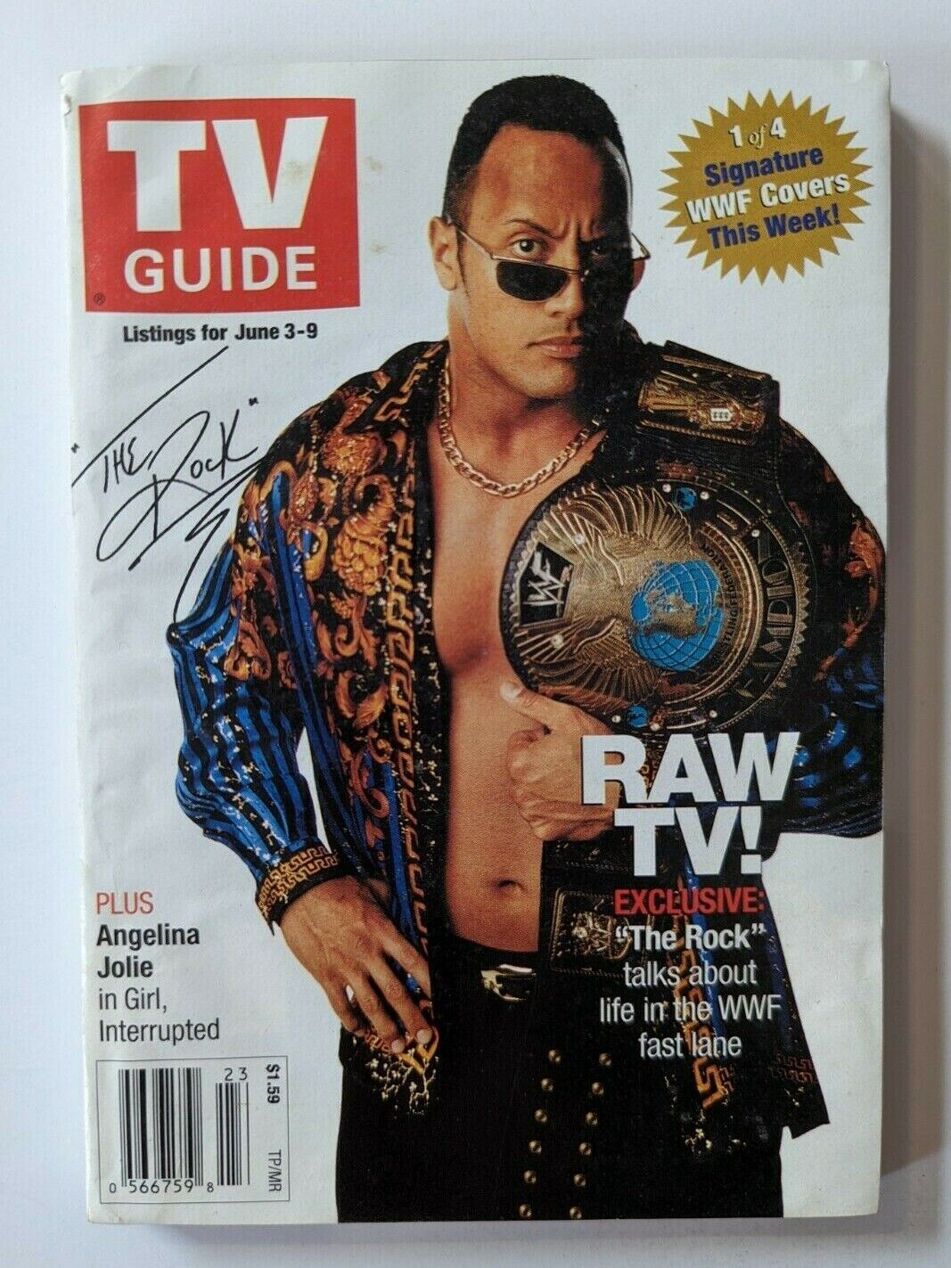 TV Guide Canada The Rock Magazine June 3-9 2000 1 of 4 Magazine PWcatalog