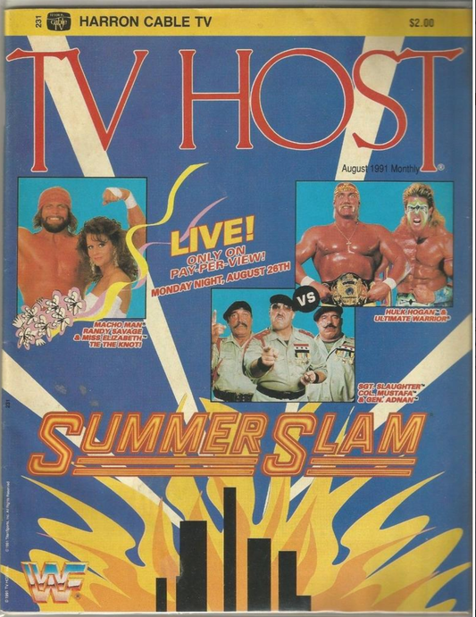 TV Host August 1991 Magazine PWcatalog