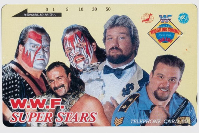 Ted Dibiase, Big Boss Man, Jake Roberts & Demolition The Wrestling Summit 1990 Tokyo Dome Phone Card Pwcatalog