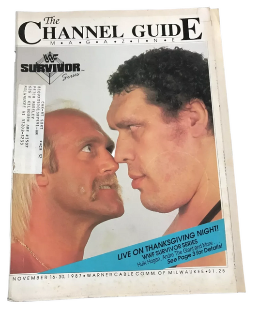 Channel Guide November 1987 Magazine PWcatalog