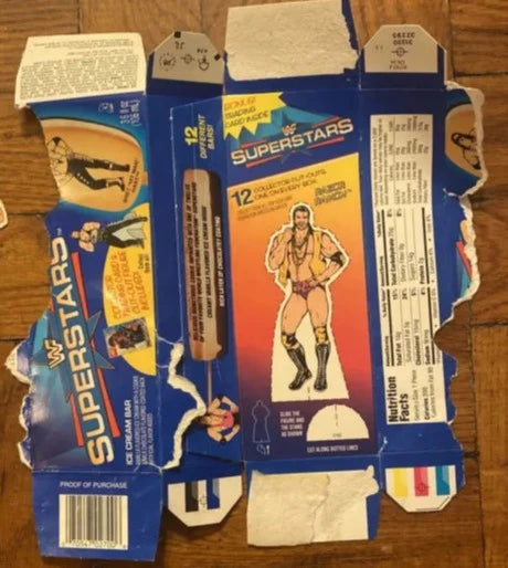 Razor Ramon WWF Ice Cream Cut-out & Card 1995 Good Humor PW Catalog