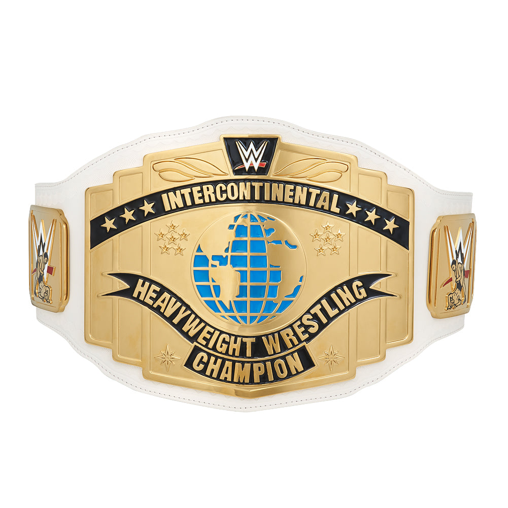 WWE White Intercontinental Championship Replica Title Belt (2014) - WWE Shop