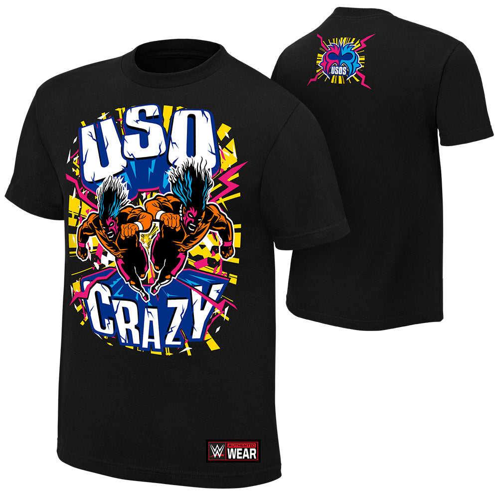 The Usos "Uso Crazy" Alternate Authentic T-Shirt