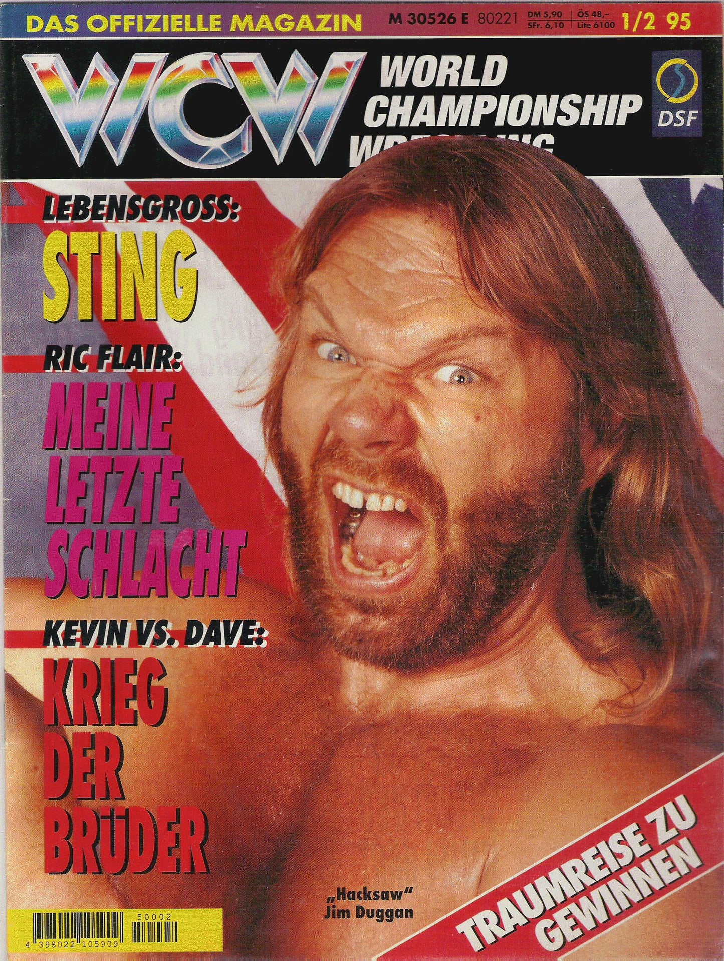 WCW German Magazine January-February 1995 Magazine PWcatalog
