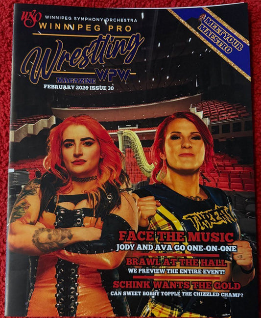 Winnipeg Pro Wrestling Magazine Vol 30 February 2026 Magazine PWcatalog