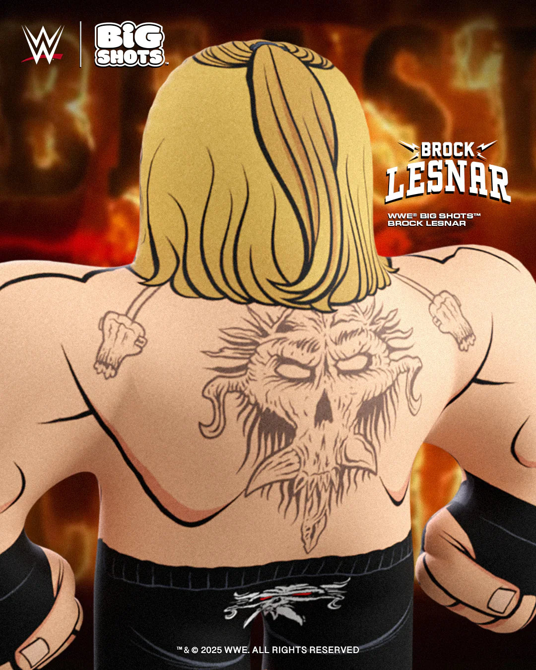 WWE Big Shots Brock Lesnar PWcatalog