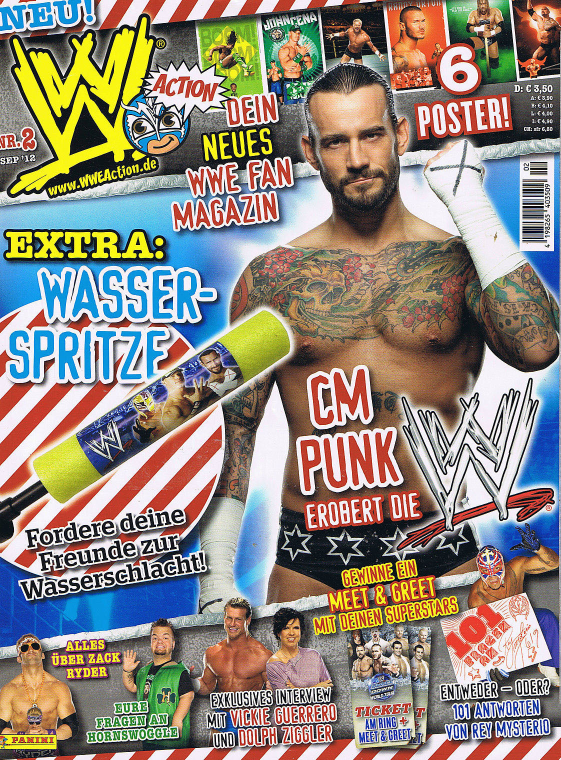 WWE Action no 2 From Germany 2012 September Magazine PWcatalog