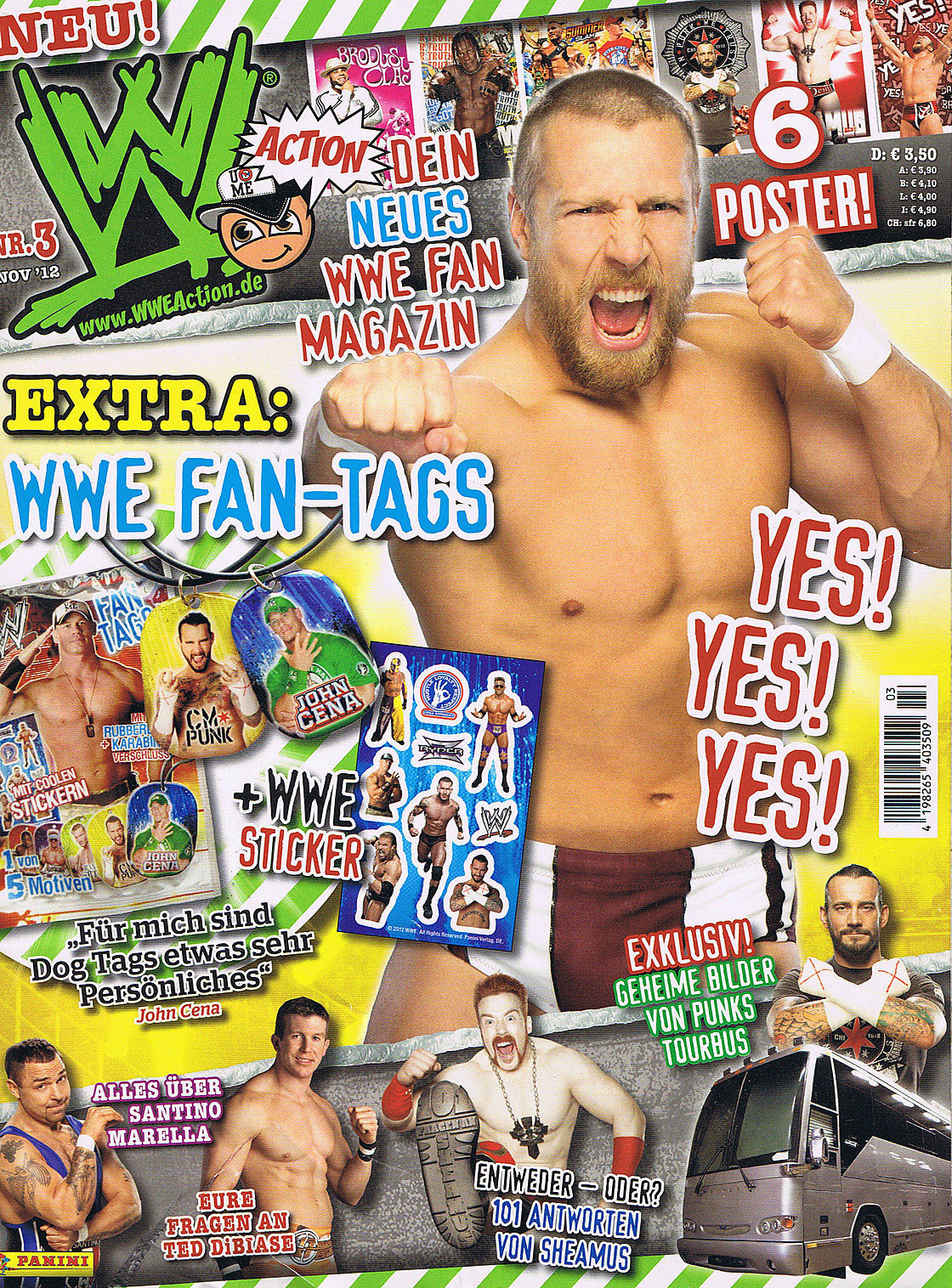 WWE Action no 3 From Germany 2012 November Magazine PWcatalog