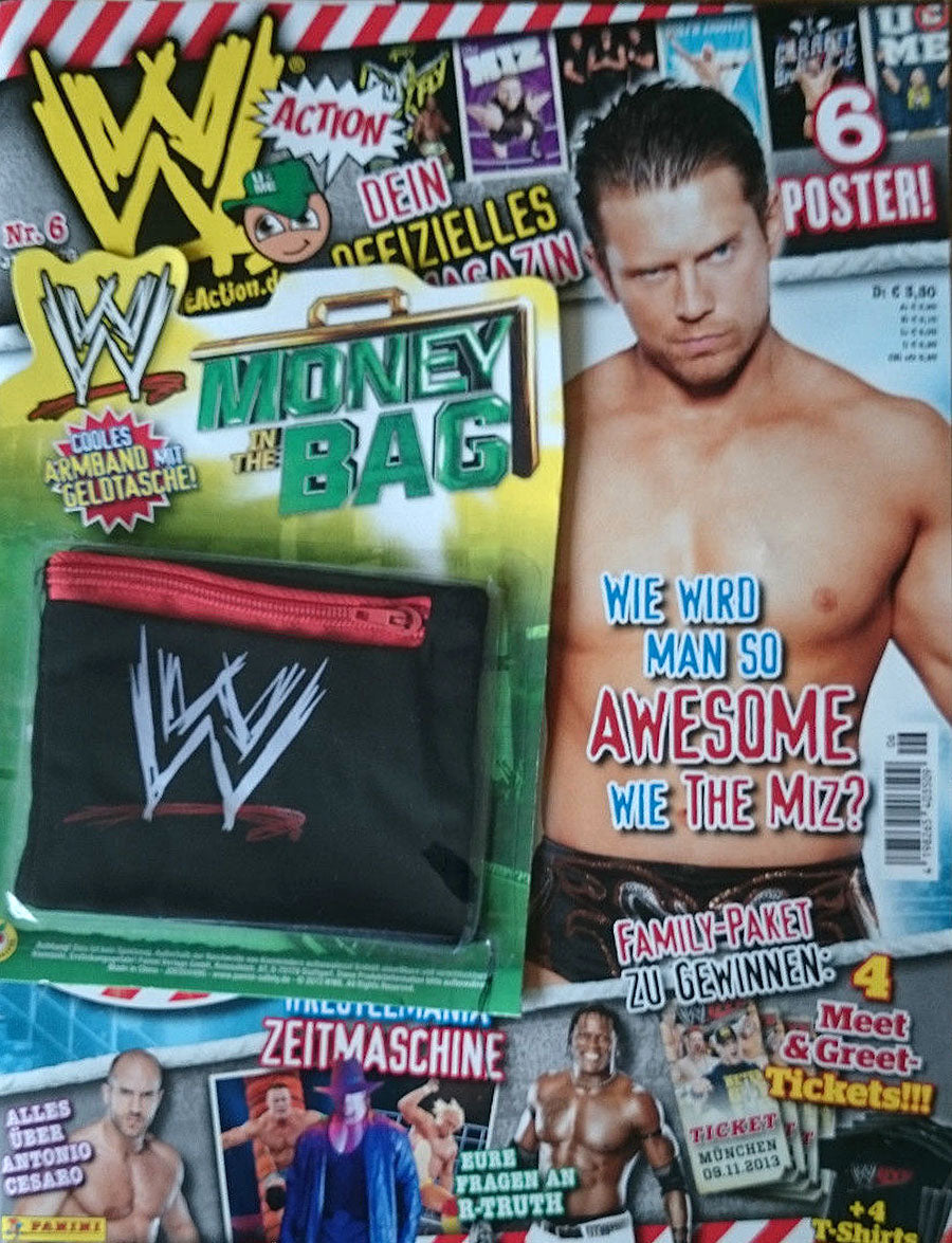 WWE Action no 6 From Germany 2013 Magazine PWcatalog