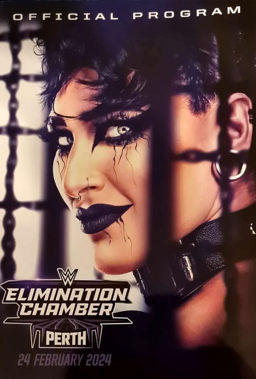 WWE Elimination Chamber 2024 program Magazine PWcatalog