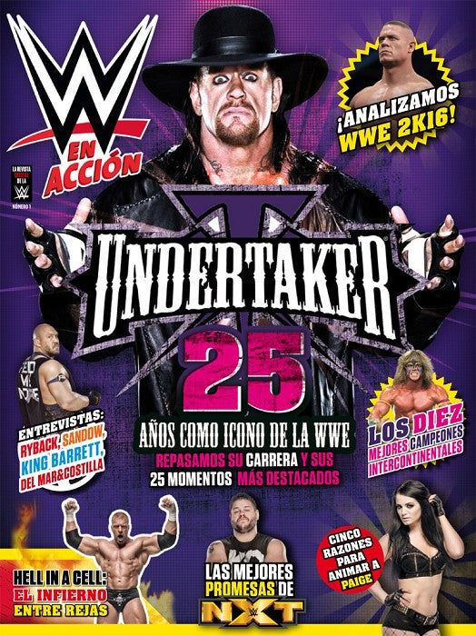 WWE En Accion From Spain October 2015 Volume 01 Magazine PWcatalog