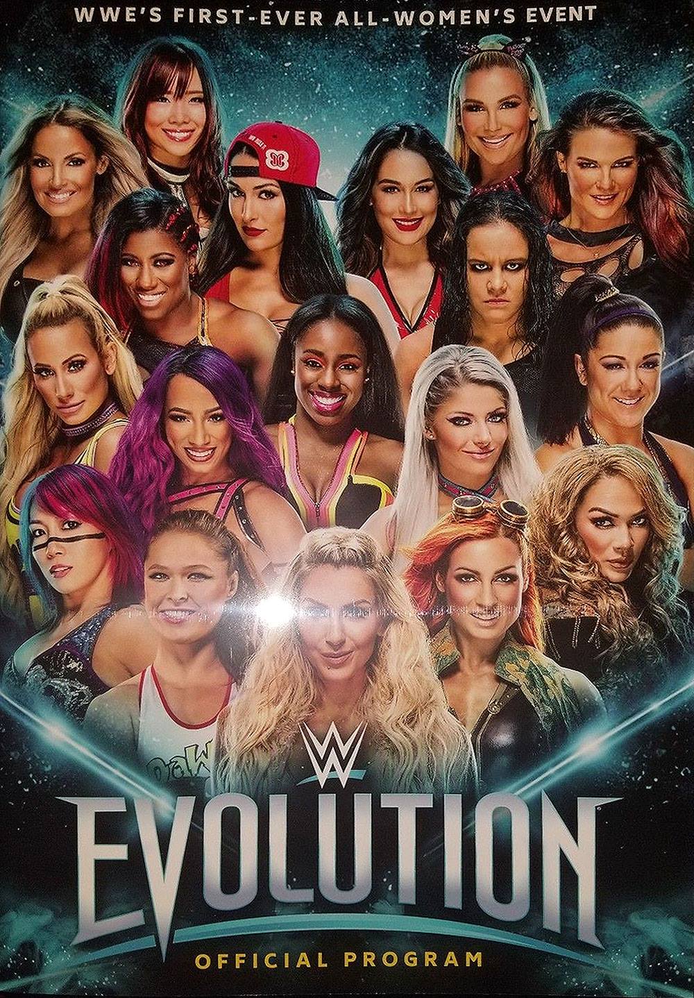 WWE Evolution Program Magazine PWcatalog