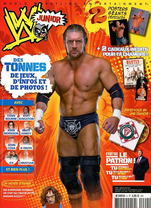 WWE Junior From France no 4 May 2010 Magazine PWcatalog