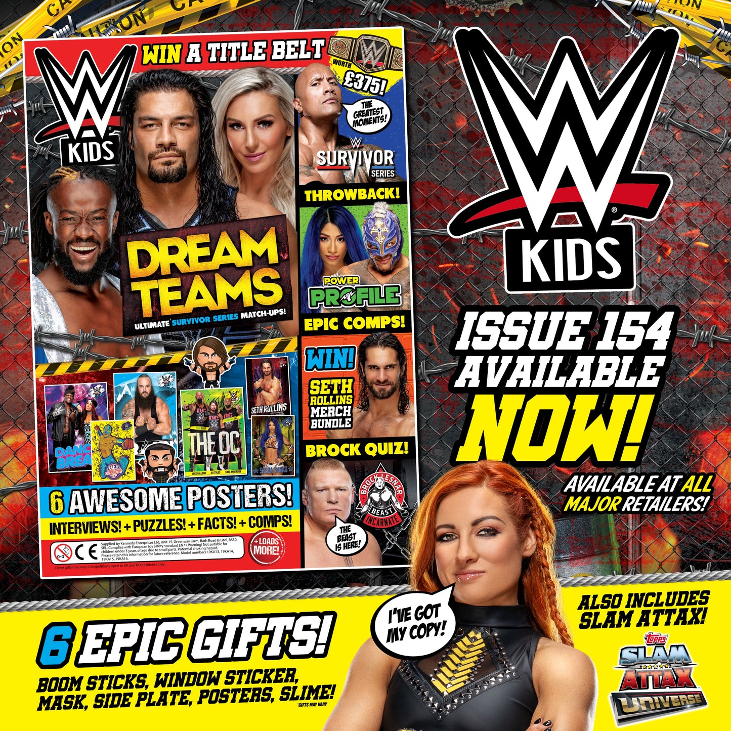 WWE Kids UK Magazine Volume 154 Magazine PWcatalog