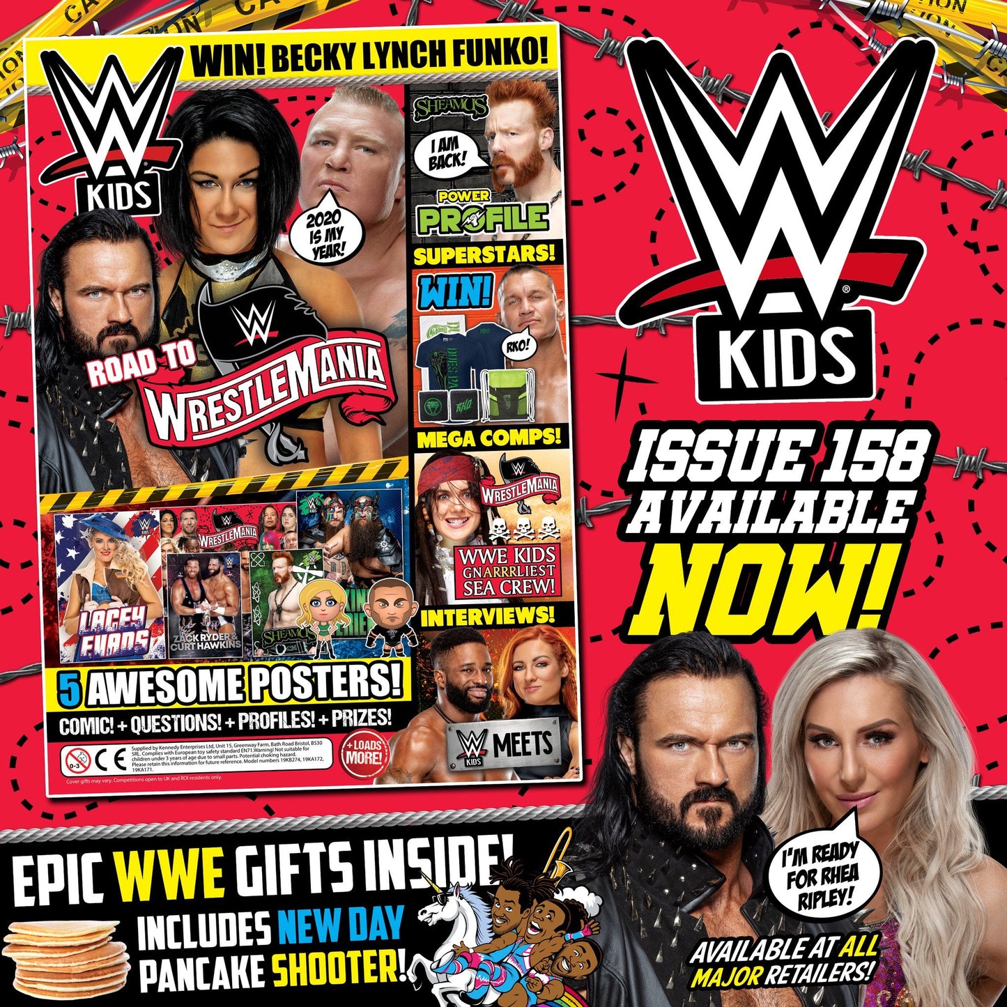 WWE Kids UK Magazine Volume 158 Magazine PWcatalog