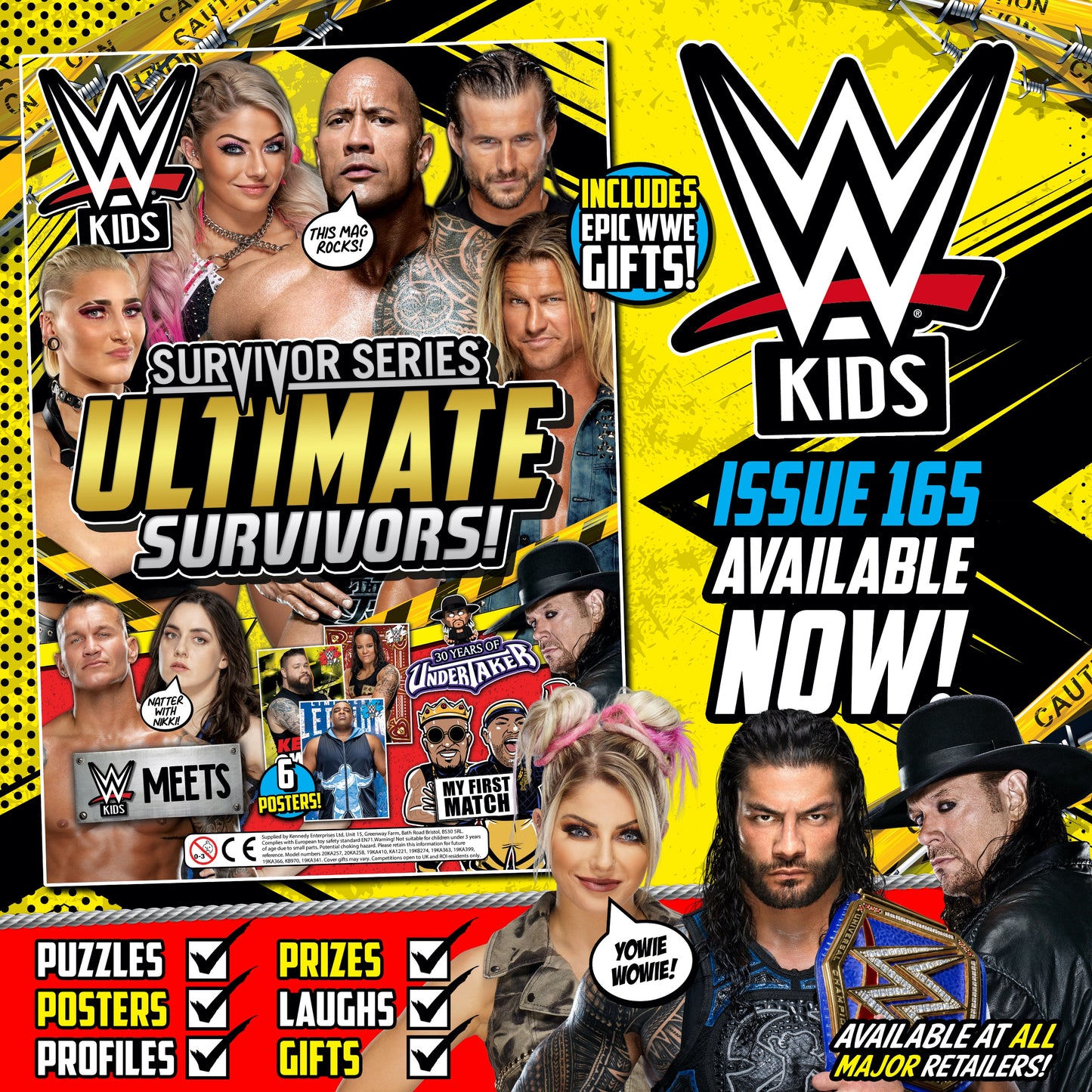 WWE Kids UK Magazine Volume 165 Magazine PWcatalog