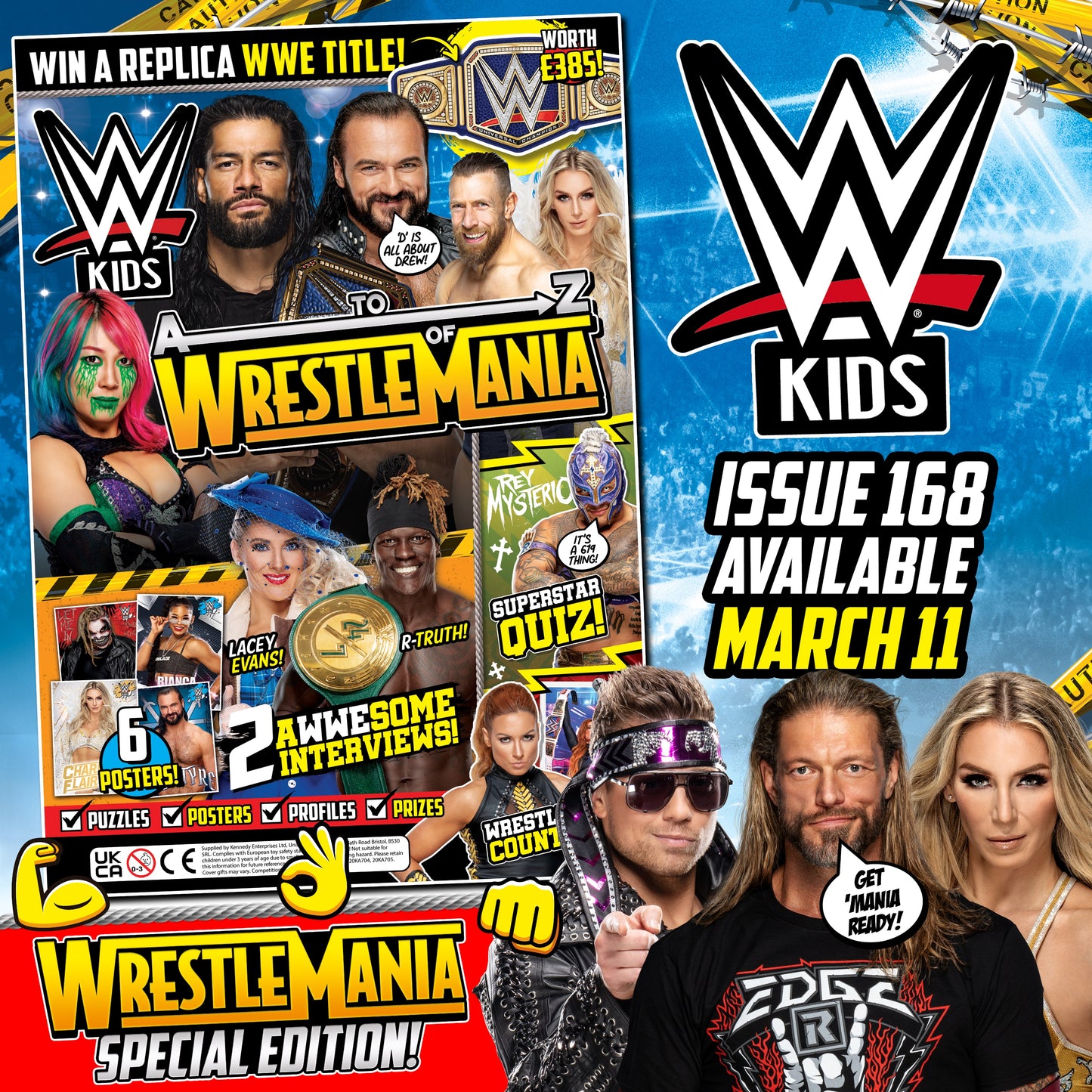 WWE Kids UK Magazine Volume 168 Magazine PWcatalog
