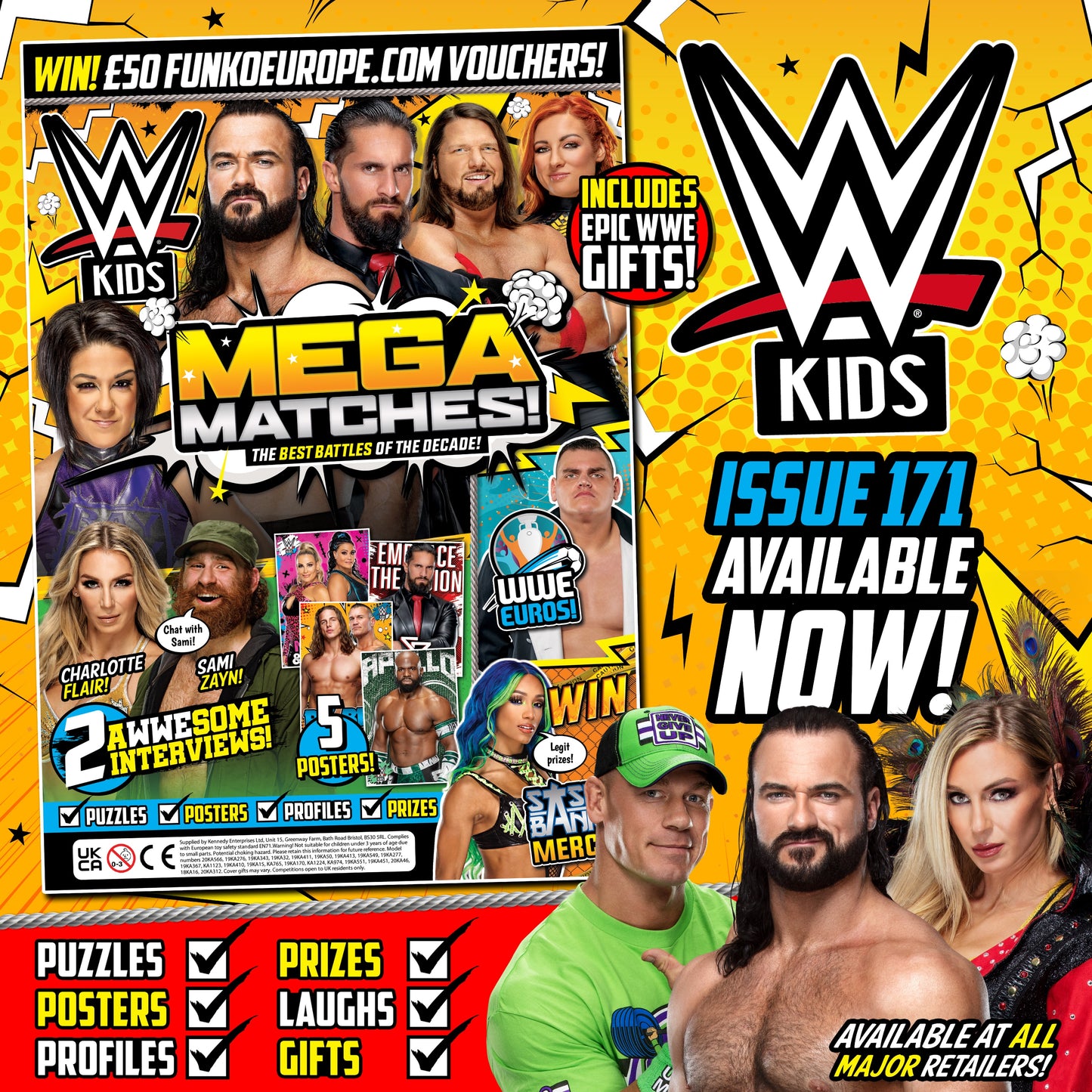 WWE Kids UK Magazine Volume 171 Magazine PWcatalog