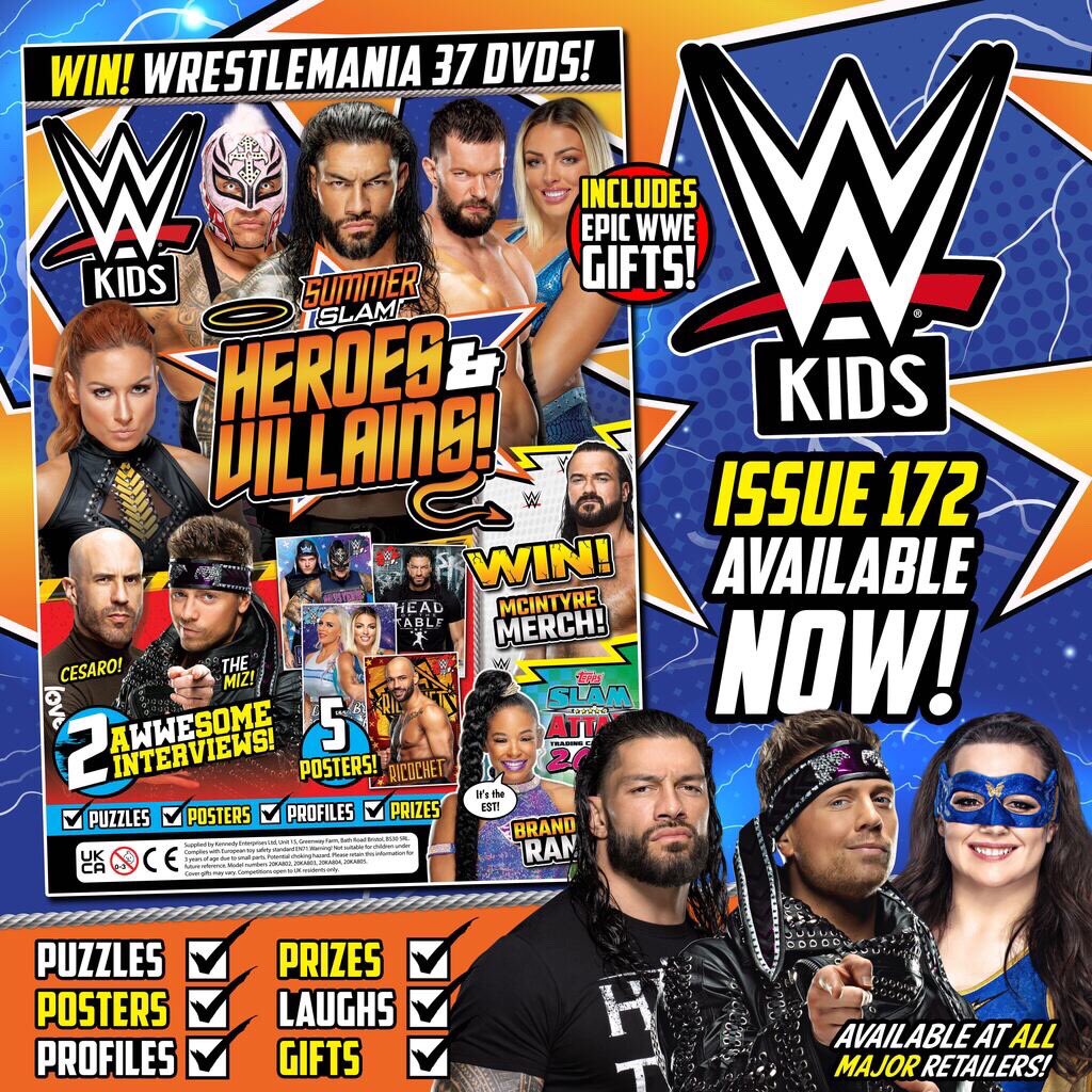 WWE Kids UK Magazine Volume 172 Magazine PWcatalog