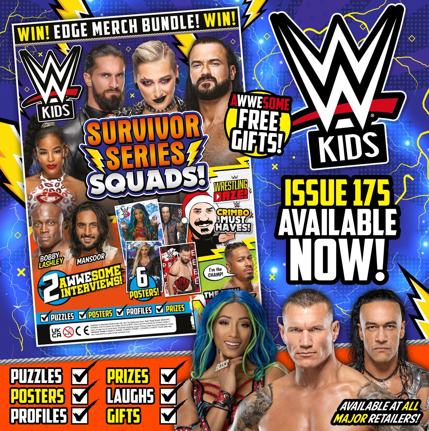 WWE Kids UK Magazine Volume 175 Magazine PWcatalog