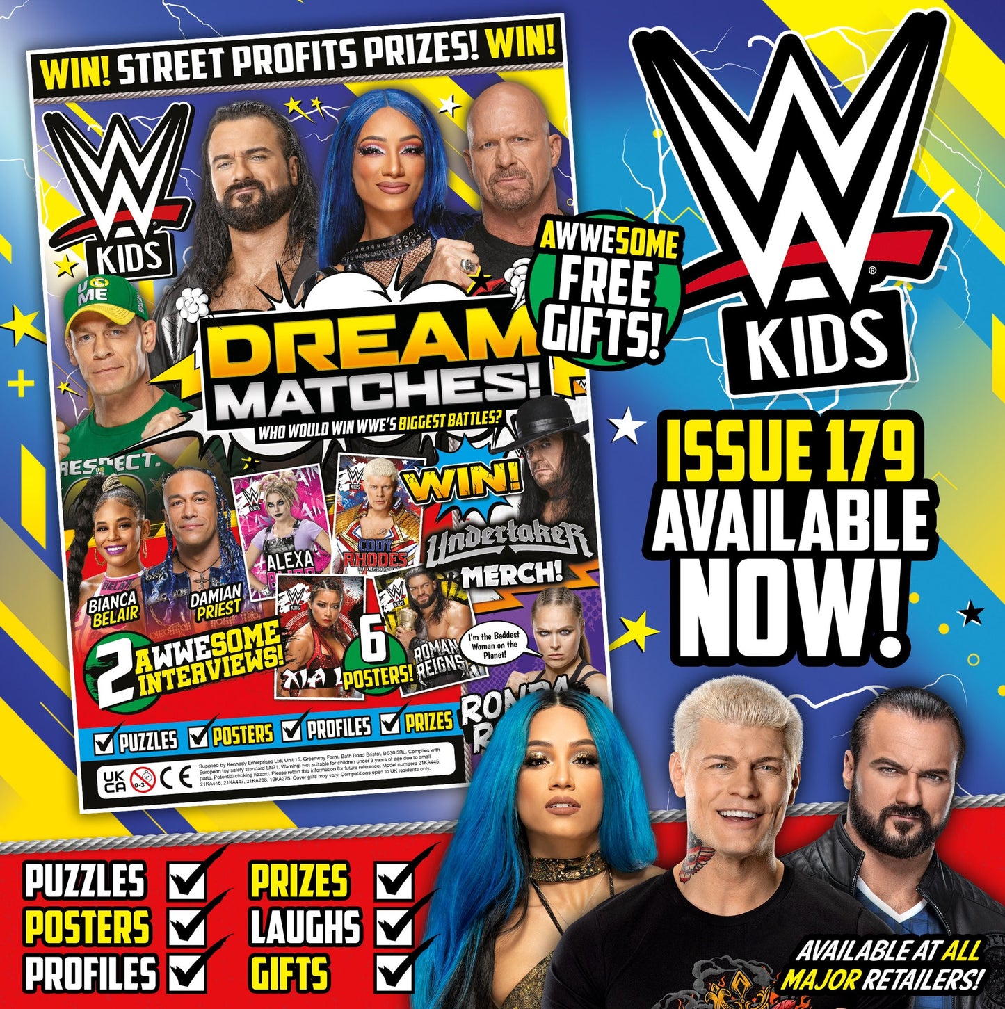 WWE Kids UK Magazine Volume 179 Magazine PWcatalog