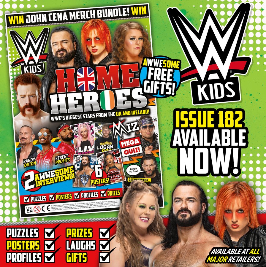 WWE Kids UK Magazine Volume 182 Magazine PWcatalog