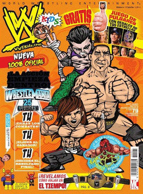 WWE Kids Spanish Magazine PWcatalog