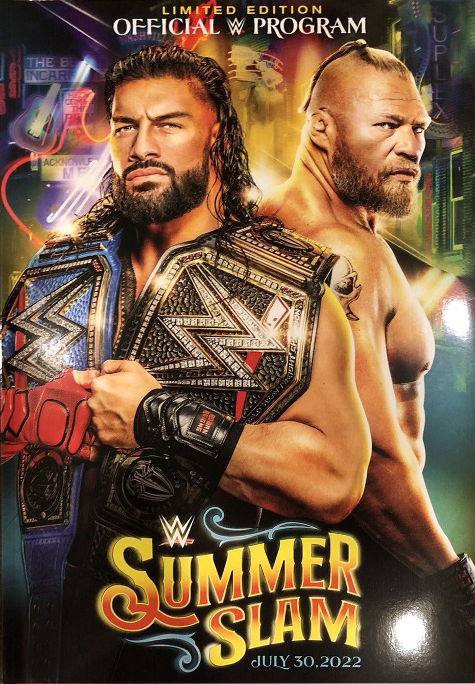 WWE SummerSlam 2022 Magazine PWcatalog