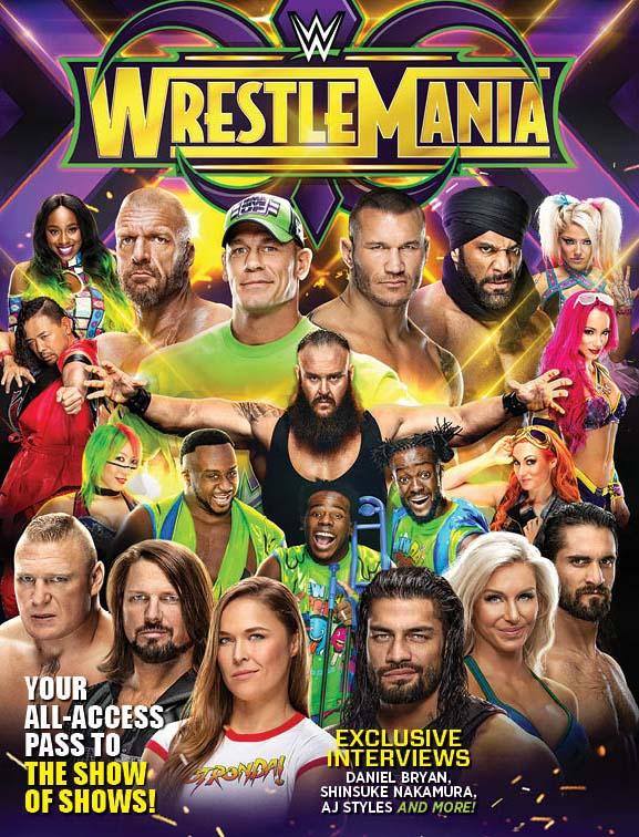 WWE WrestleMania 34 Special Magazine Magazine PWcatalog
