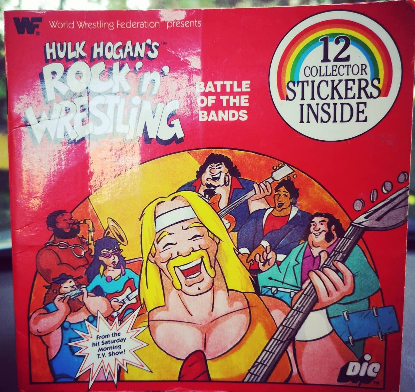 Hulk Hogan Rock N wrestling Battle of the bands 1985 Collector Books With Stickers Magazine Pwcatalog