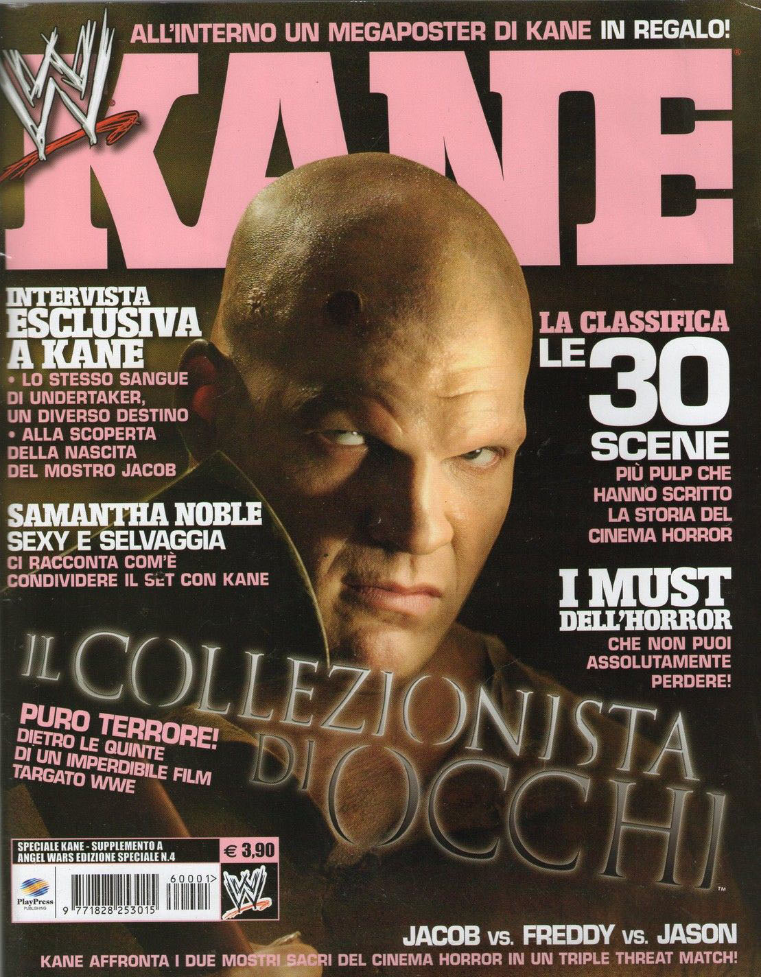 WWE Special Spotlight 40 Kane from Italy Magazine PWcatalog