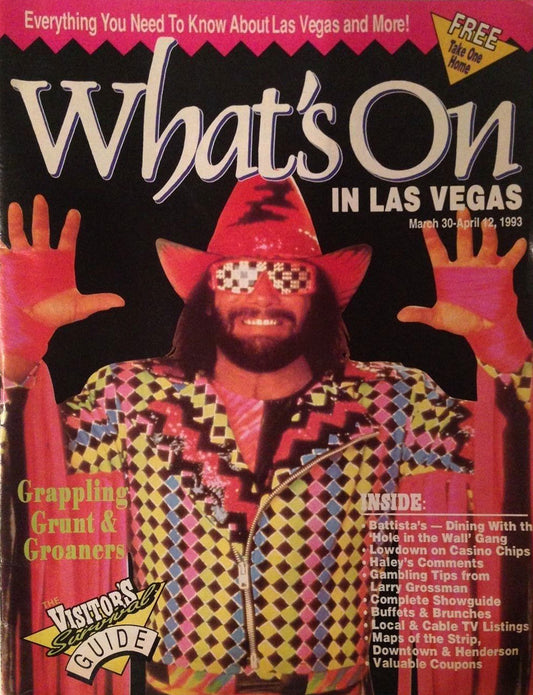 What's On in Las Vegas Magazine April 1993 Magazine PWcatalog