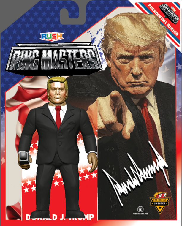 Rush Collectibles Ring Masters Presidential Edition Donald J. Trump PW Catalog
