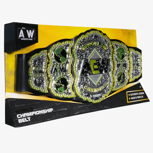 AEW World Championship foam belt by jazwares PWcatalog