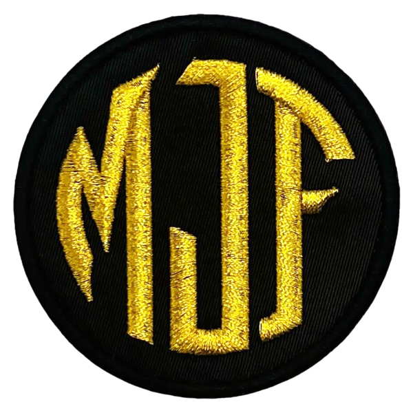 MJF Monogram 3" Circle Patch PW Catalog