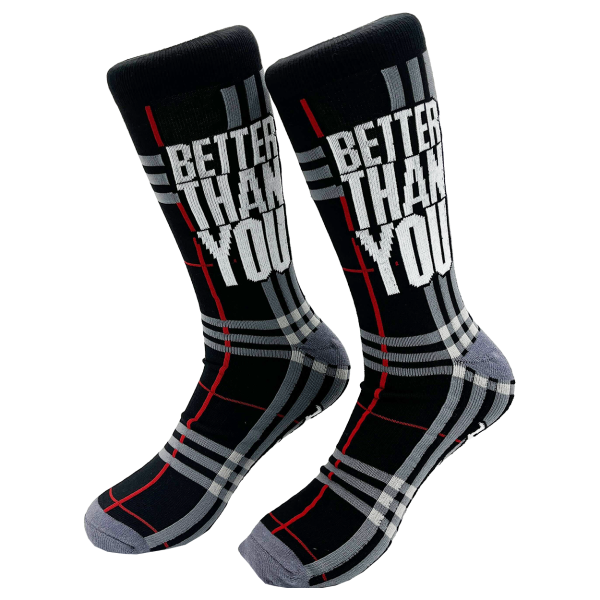 MJF Better Than You Superkicks x AEW Socks Socks PW Catalog