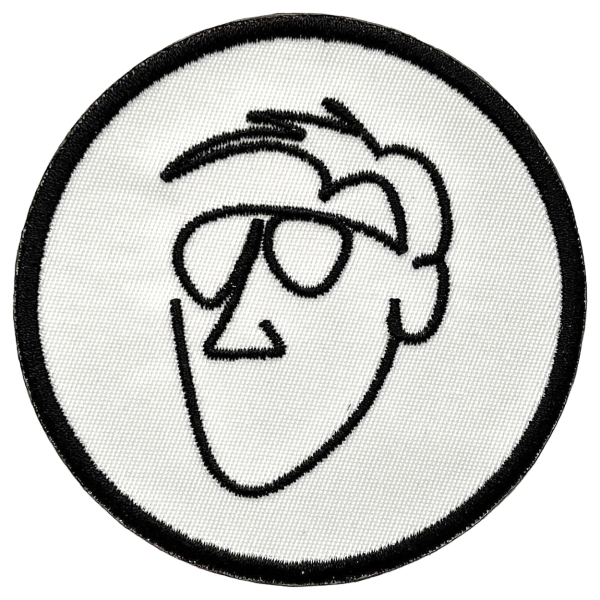 Orange Cassidy One Line 3" Circle Patch PW Catalog